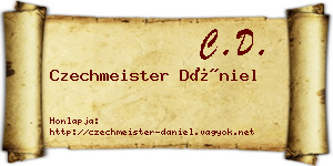 Czechmeister Dániel névjegykártya