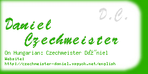 daniel czechmeister business card